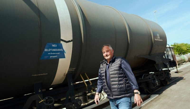 Kesselwagen Versorgung als Klimafreundlicher transport von Flüssigkeiten.